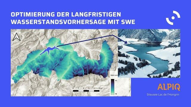 Wegaw und Hydrique: Integrierte satellitengestützte Schneedaten sollen Schweizer Wasserkraftproduktion sichern und Klimaresilienz erhöhen