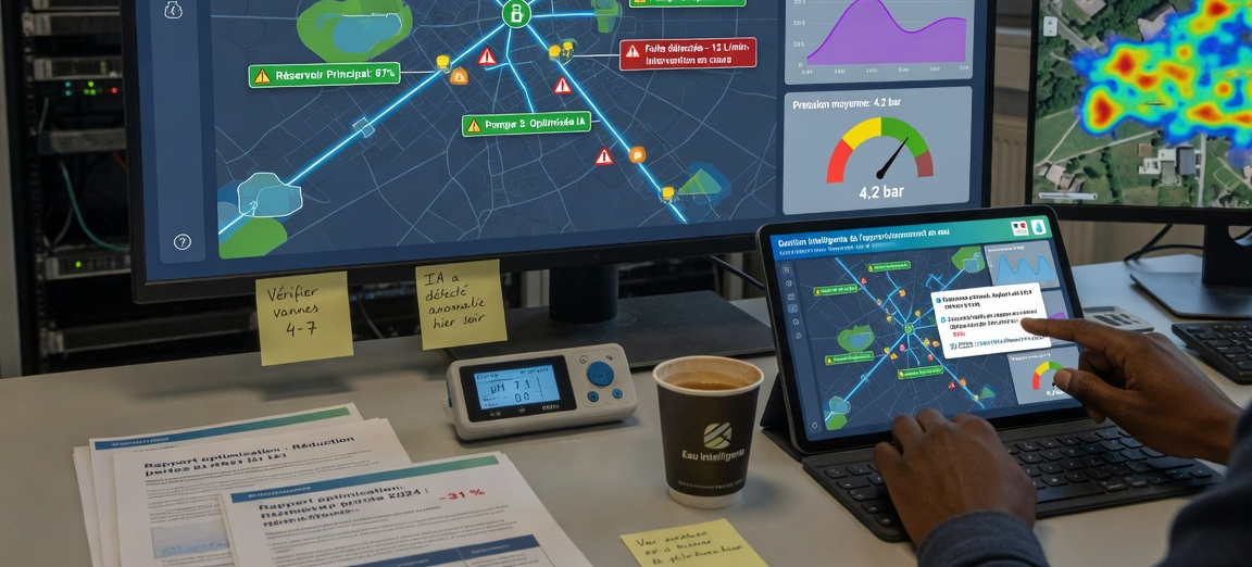Intelligentes Wasserversorgungsmanagement